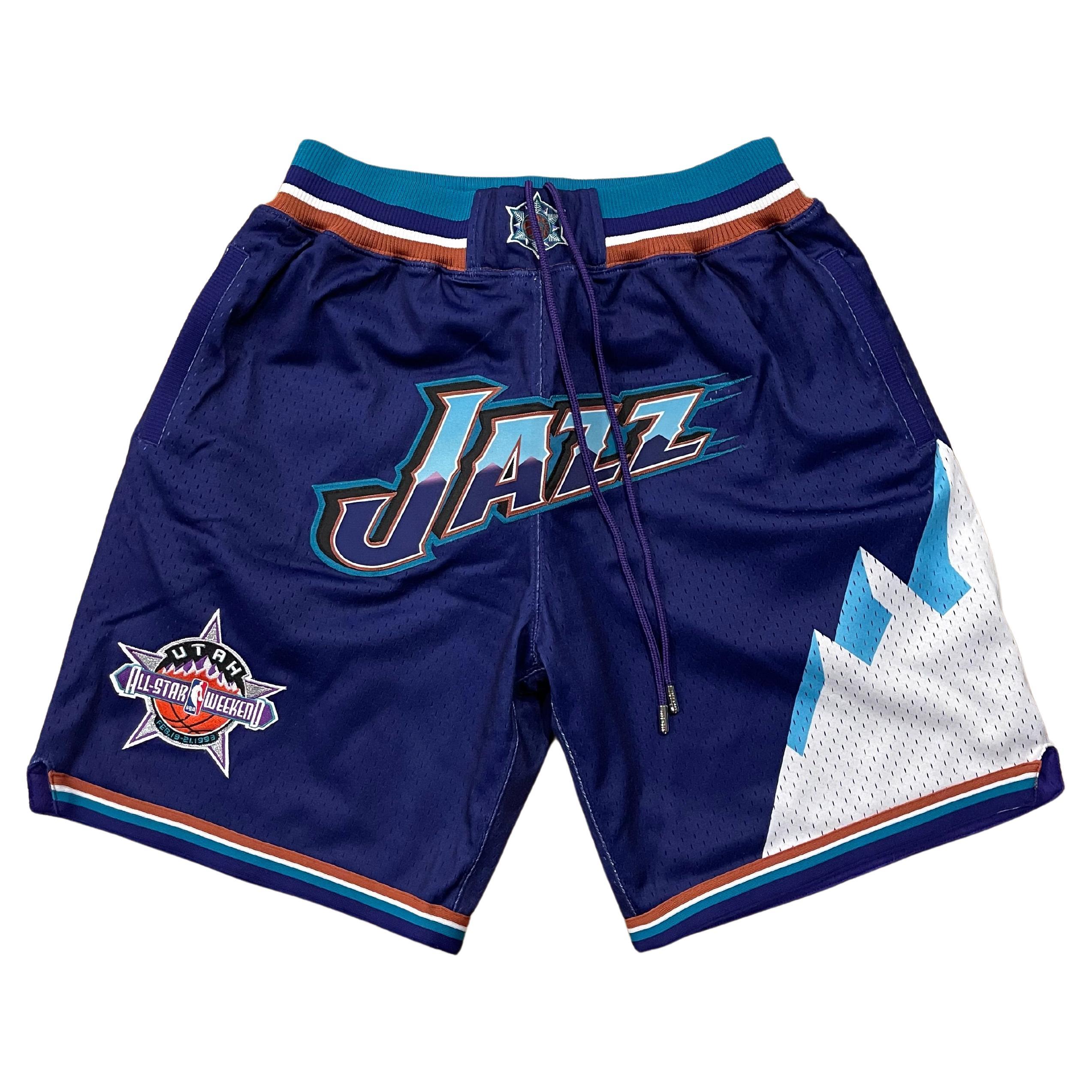 Just Don x Mitchell and Ness NBA Utah Jazz Shorts For Sale at 1stDibs