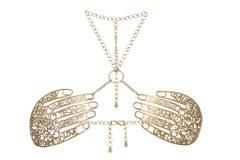 Imbracatura "Just Love" in bronzo placcato oro 22k di SOPHIE SIMONE DESIGNS