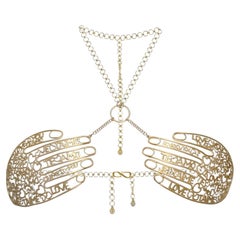 Imbracatura "Just Love" in bronzo placcato oro 22k di SOPHIE SIMONE DESIGNS