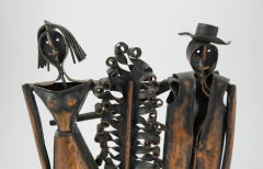 Just Married, Robert Jajesnica Copper Sculpture, 1970s