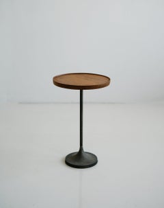 Just Where You Need It Table (cast metal and reclaimed teak)