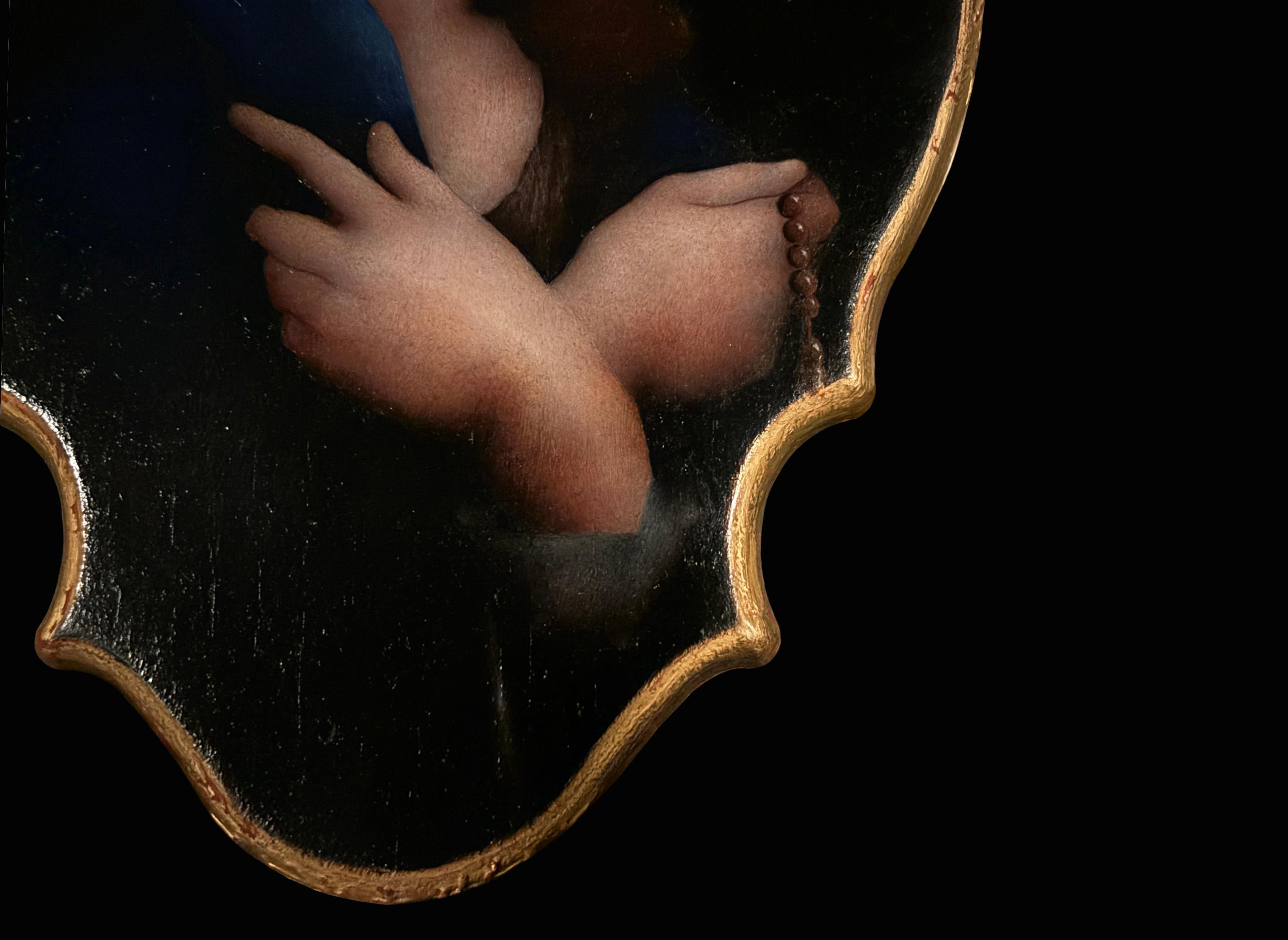Nuestra Señora de la Misericordia - Painting Renacimiento de Justas Varpucanskis