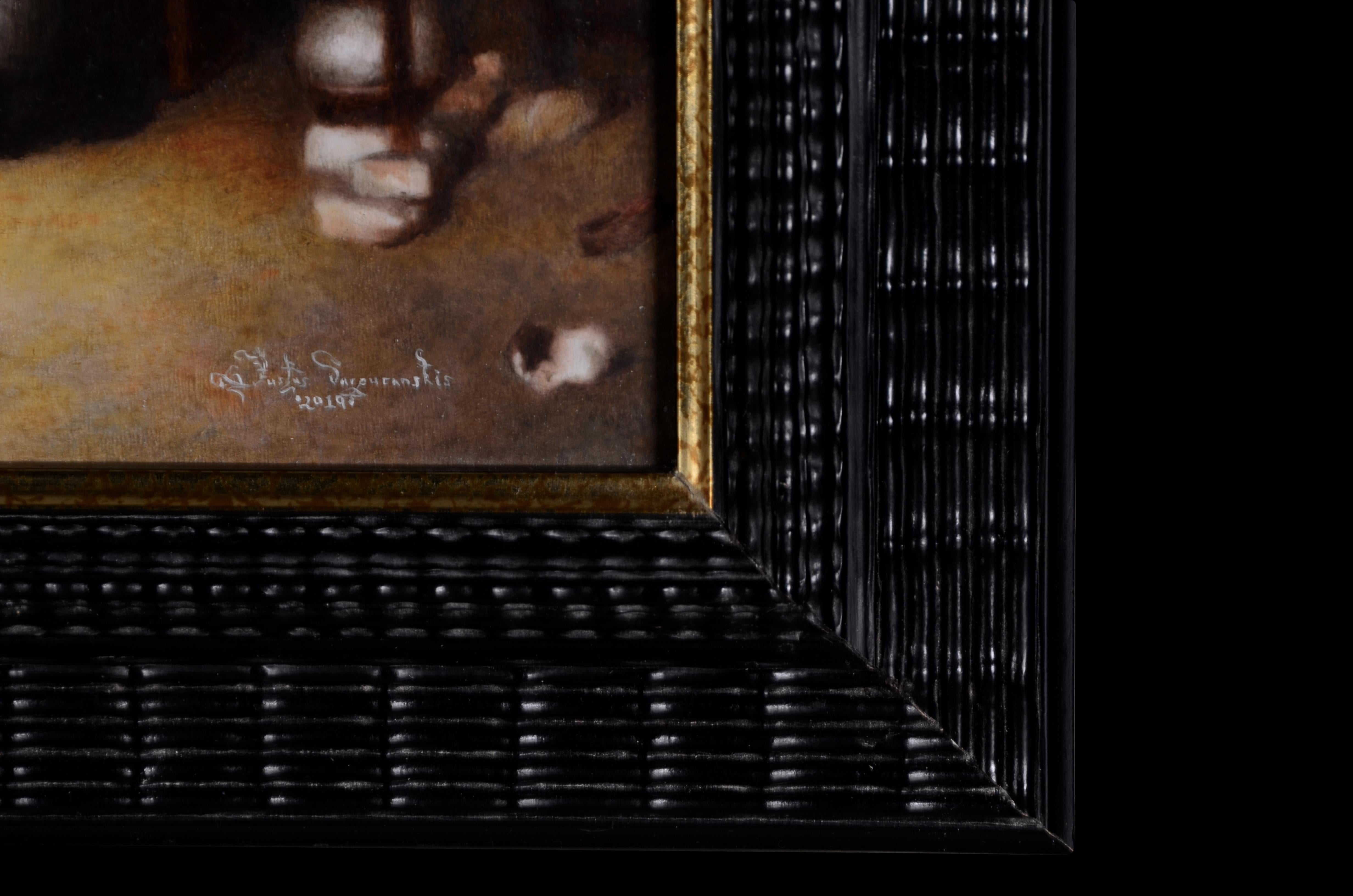 Piedad - Painting Barroco de Justas Varpucanskis