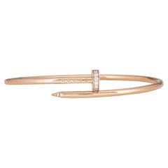 Juste un Clou Bracelet 18K Rose Gold Small Model Diamonds Size 16