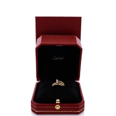 Juste un Clou, bague double en or jaune 18 carats et diamants, petite taille