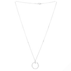 Juste un Clou Pendant Necklace 18K White Gold with Diamonds