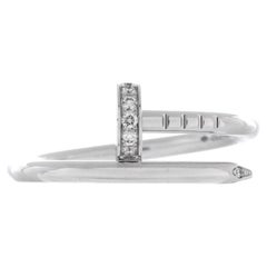 Juste un Clou Ring 18K White Gold and Diamonds Small