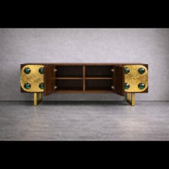 Justfurnituress Edition 01 Limited Sideboard in Dark Walnut and Brass