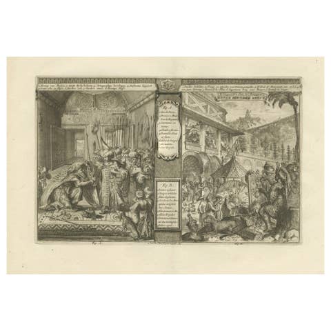 Justice and Diversity in the Early Modern World by R. de Hooghe, circa 1708