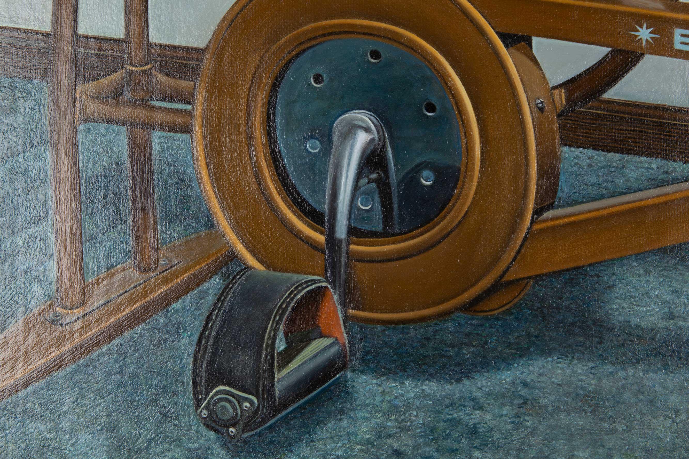 Der Ausbilder – Painting von Justin Allen