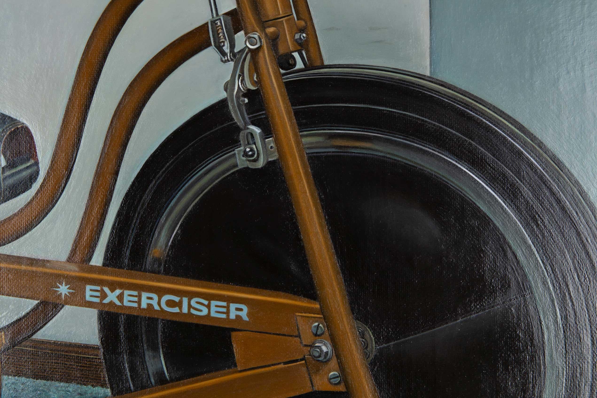 Der Ausbilder (Realismus), Painting, von Justin Allen