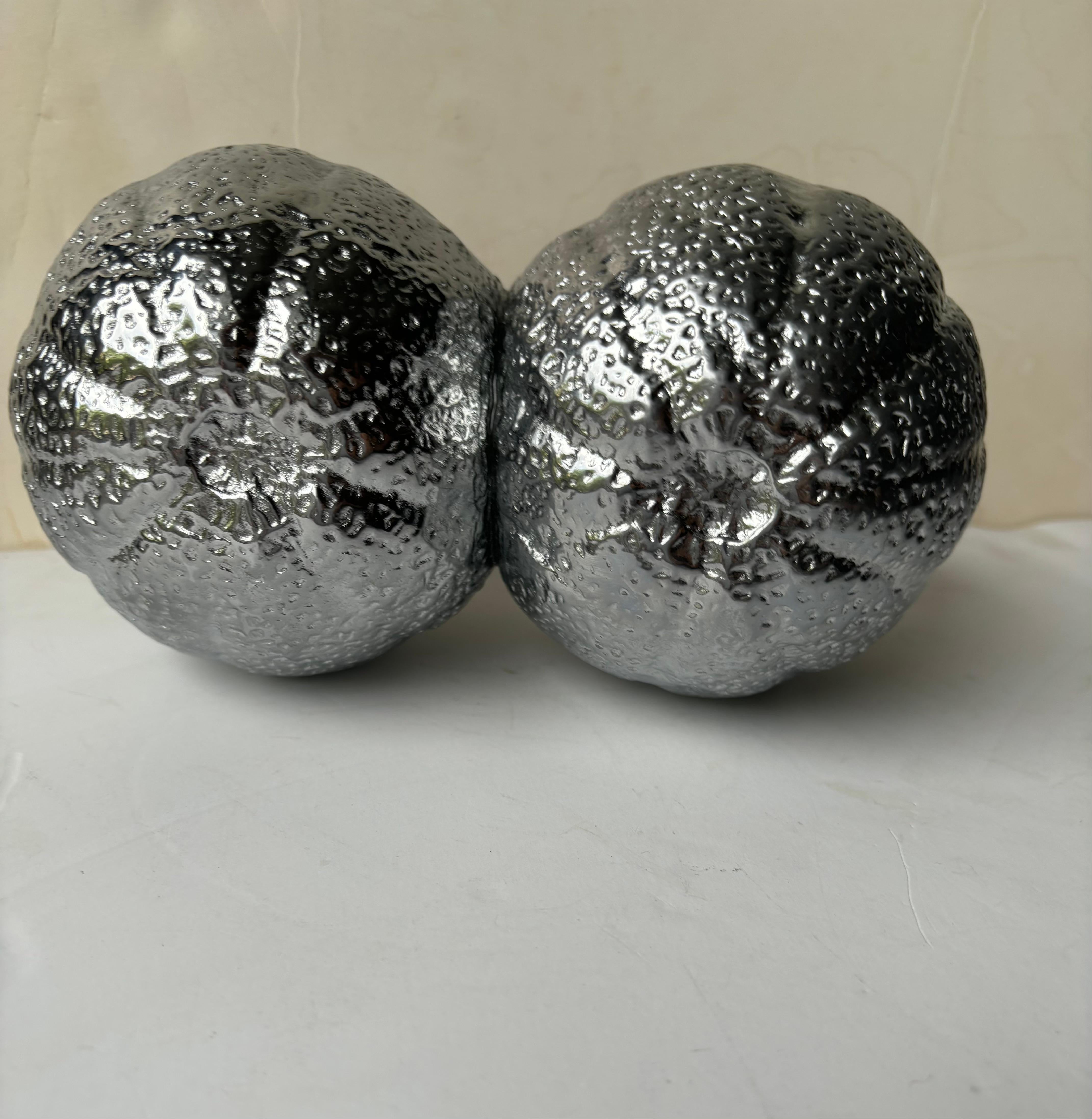 Postmoderno Justin Beal scultura astratta in alluminio Cantaloupes . in vendita
