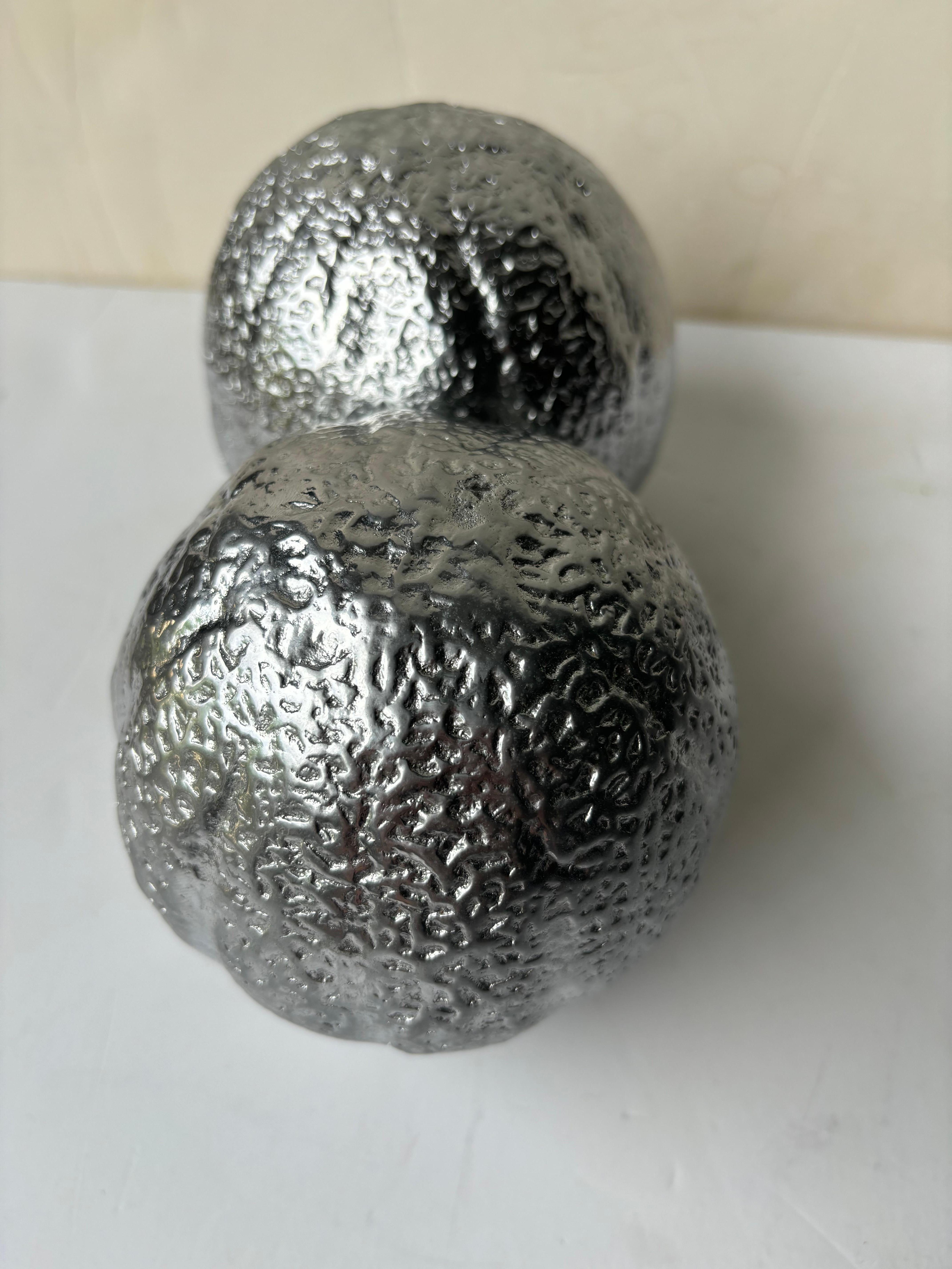 Americano Justin Beal scultura astratta in alluminio Cantaloupes . in vendita