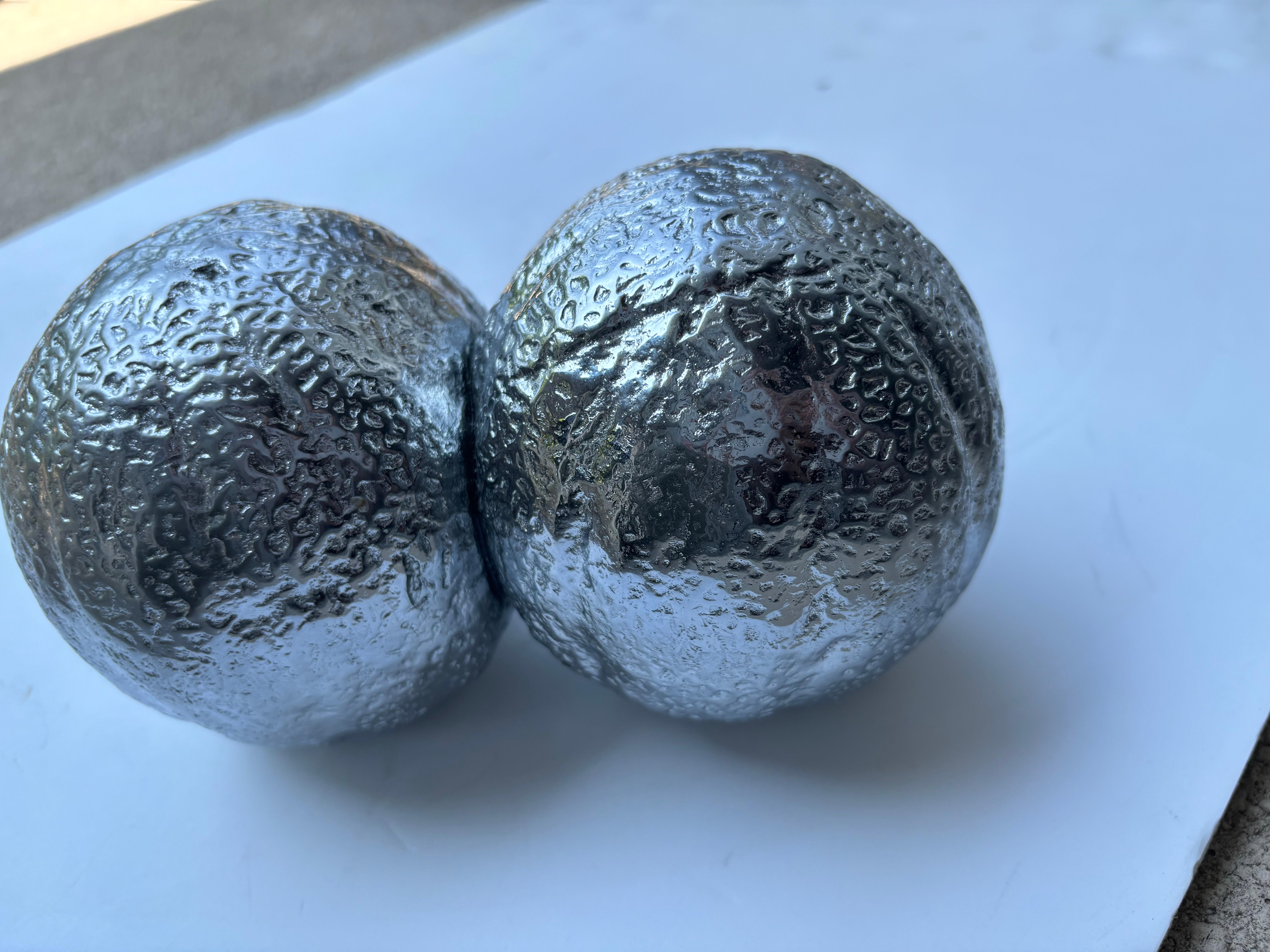 Calco Justin Beal scultura astratta in alluminio Cantaloupes . in vendita