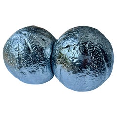 Justin Beal aluminum Cantaloupes abstract sculpture .