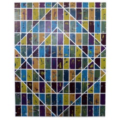 Justin Bean Confluence Geometric Abstact Acrylic Painting