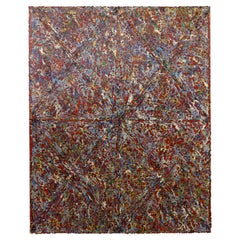 Justin Bean Cosmogony Geometric Abstract Acrylic Painting