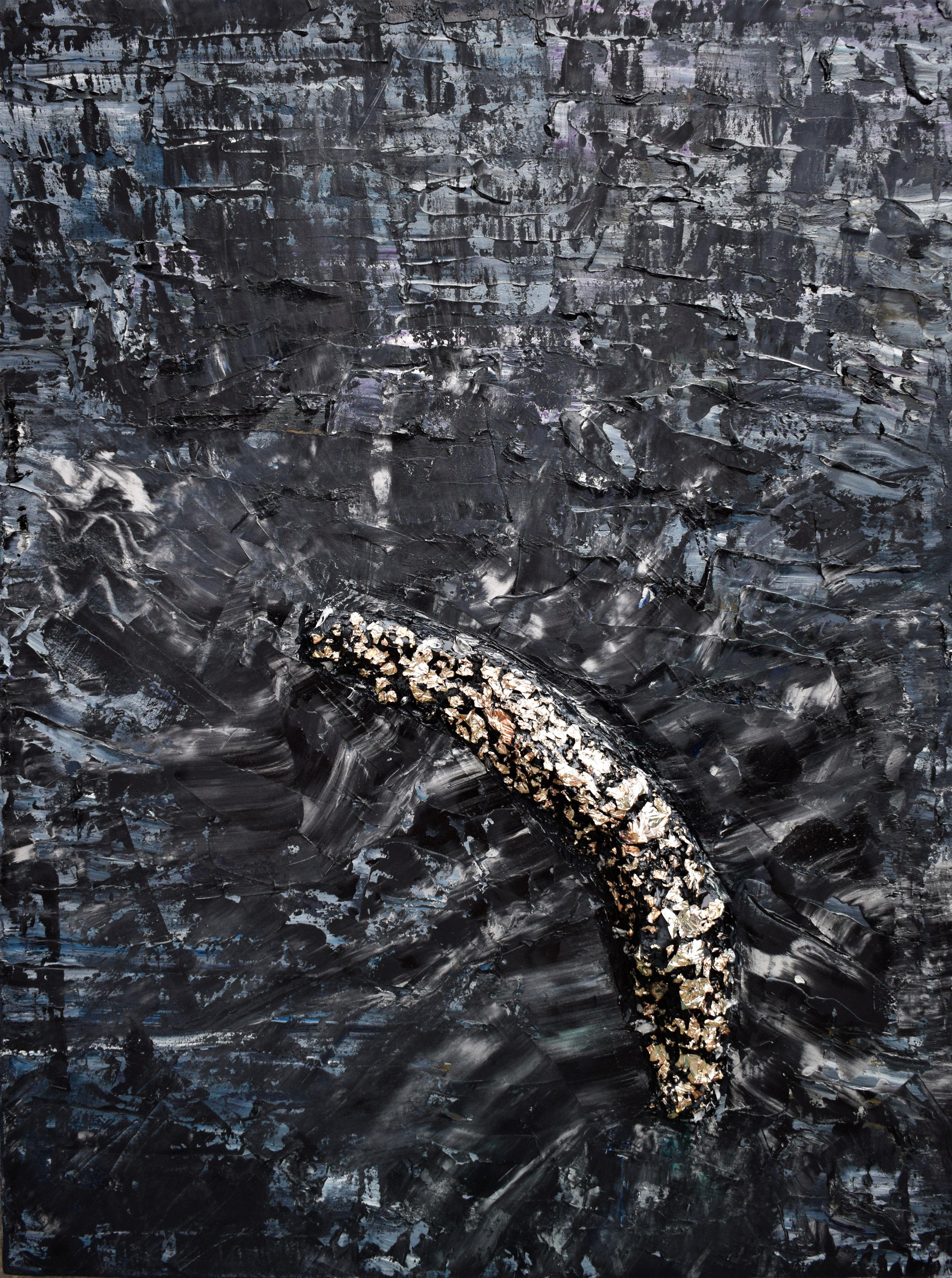 Glimmer, tecnica mista su tela - Mixed Media Art di Justin Brown