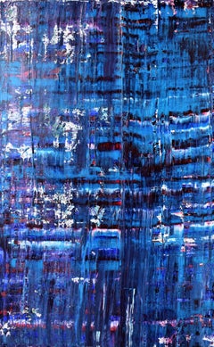 Tres Azules, Painting, Oil on Canvas