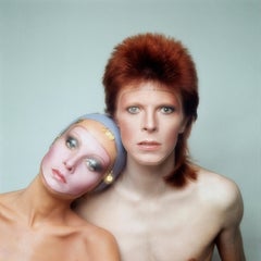 Vintage David Bowie & Twiggy Pin-Ups album cover, 1973 by Justin de Villeneuve