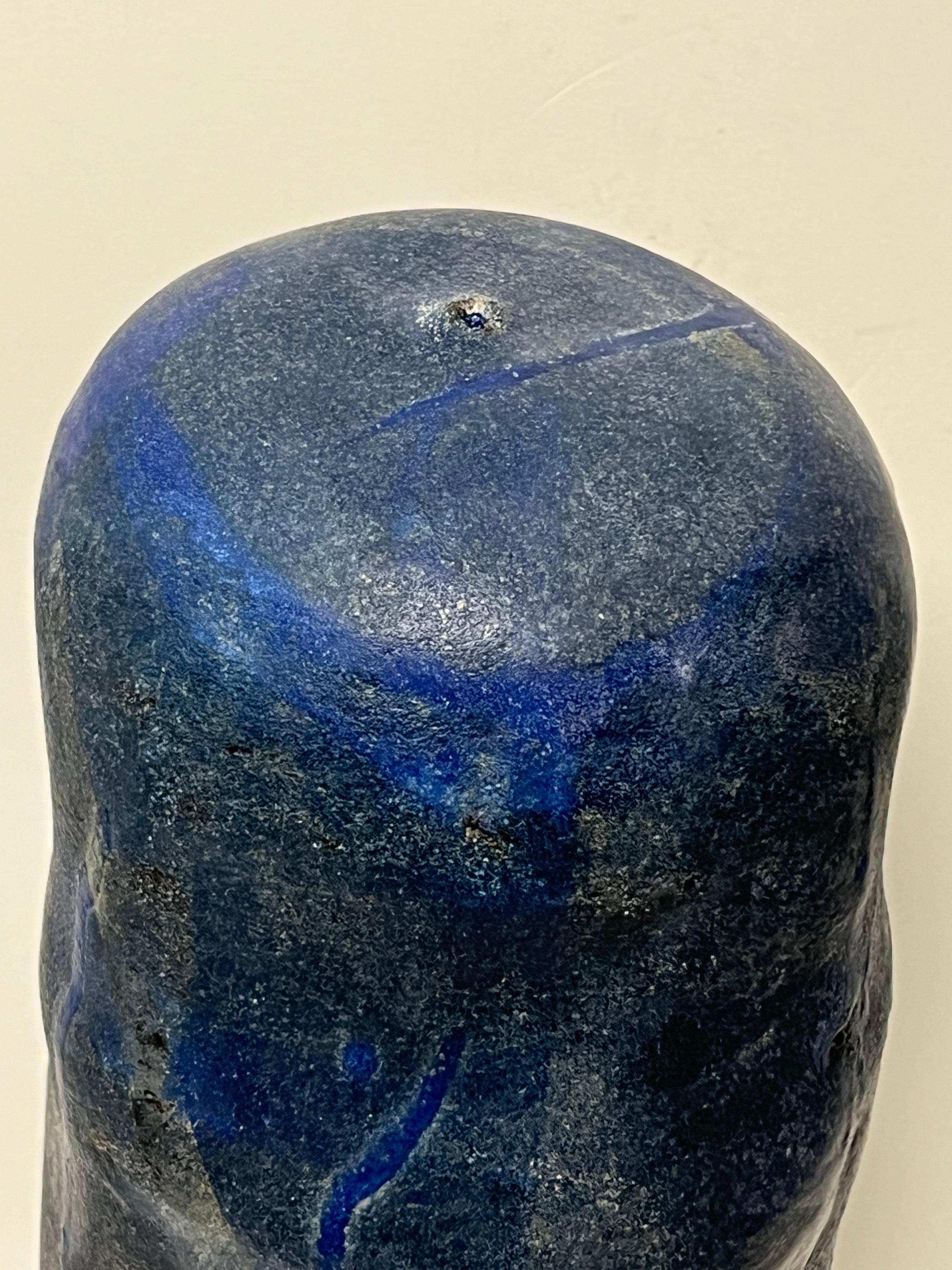 Modern Justin Hoffman Tall Blue Vessel c2021 For Sale