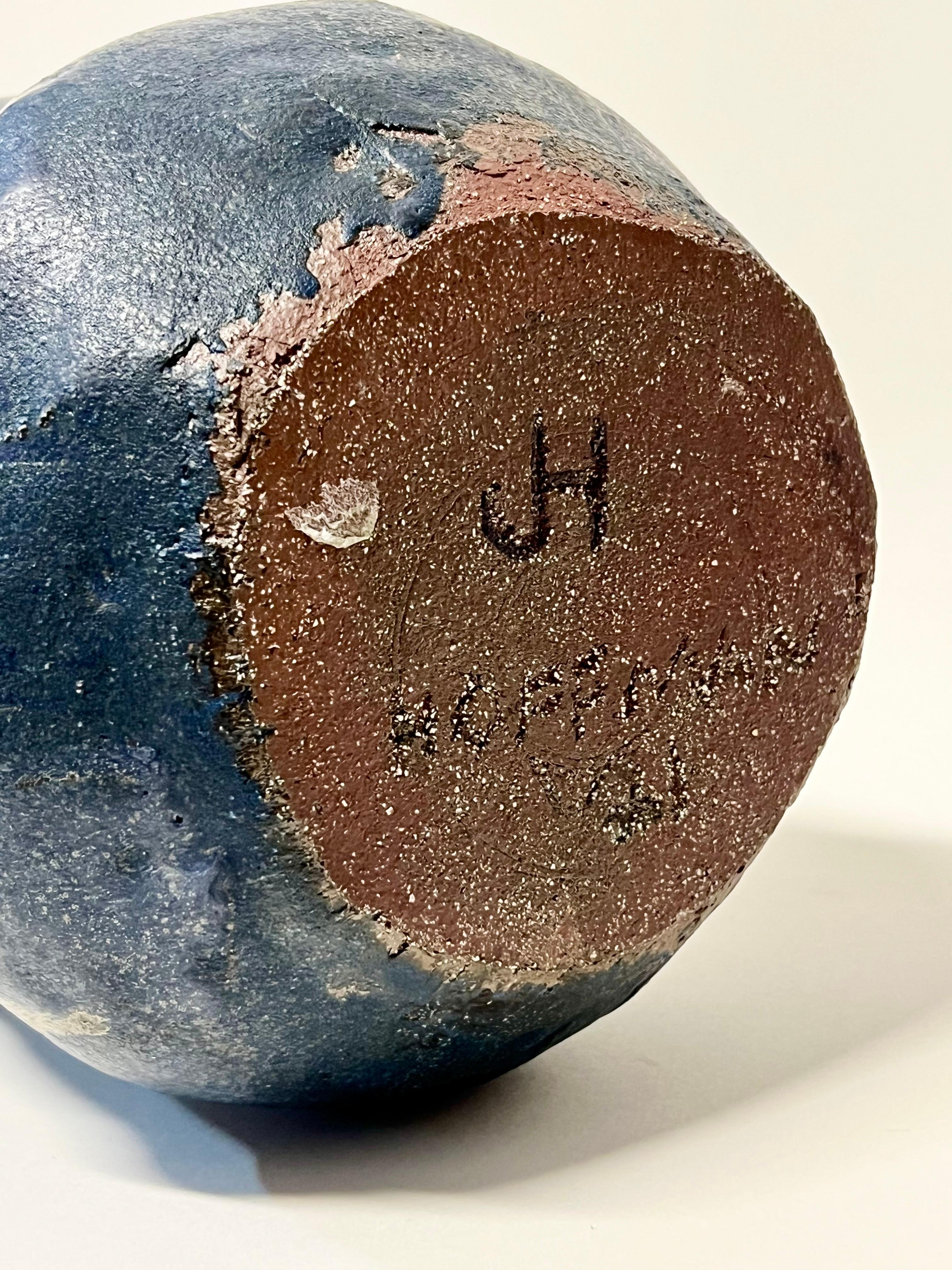 Justin Hoffman Tall Blue Vessel c2021 In Excellent Condition For Sale In Oakland, CA