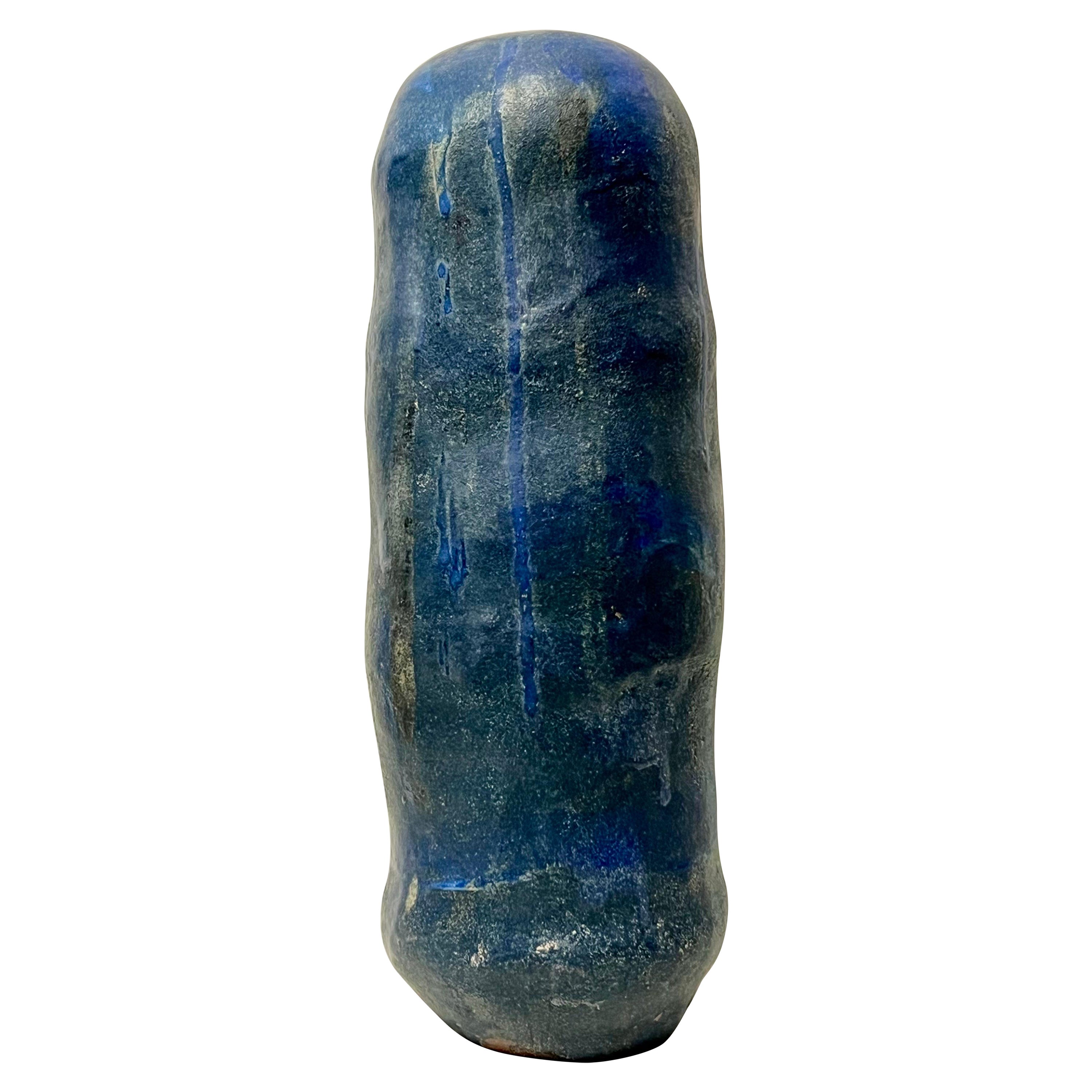 Justin Hoffman Tall Blue Vessel c2021 For Sale