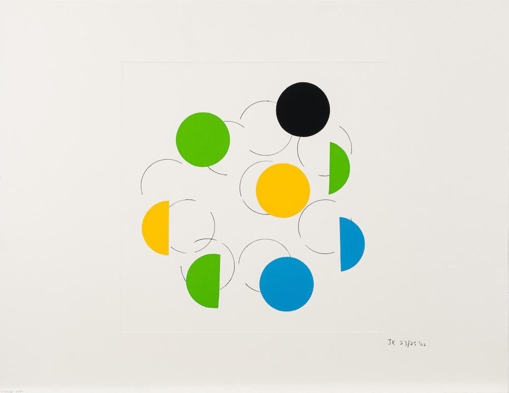 Justin Knowles Abstract Print - Composition,  2002
