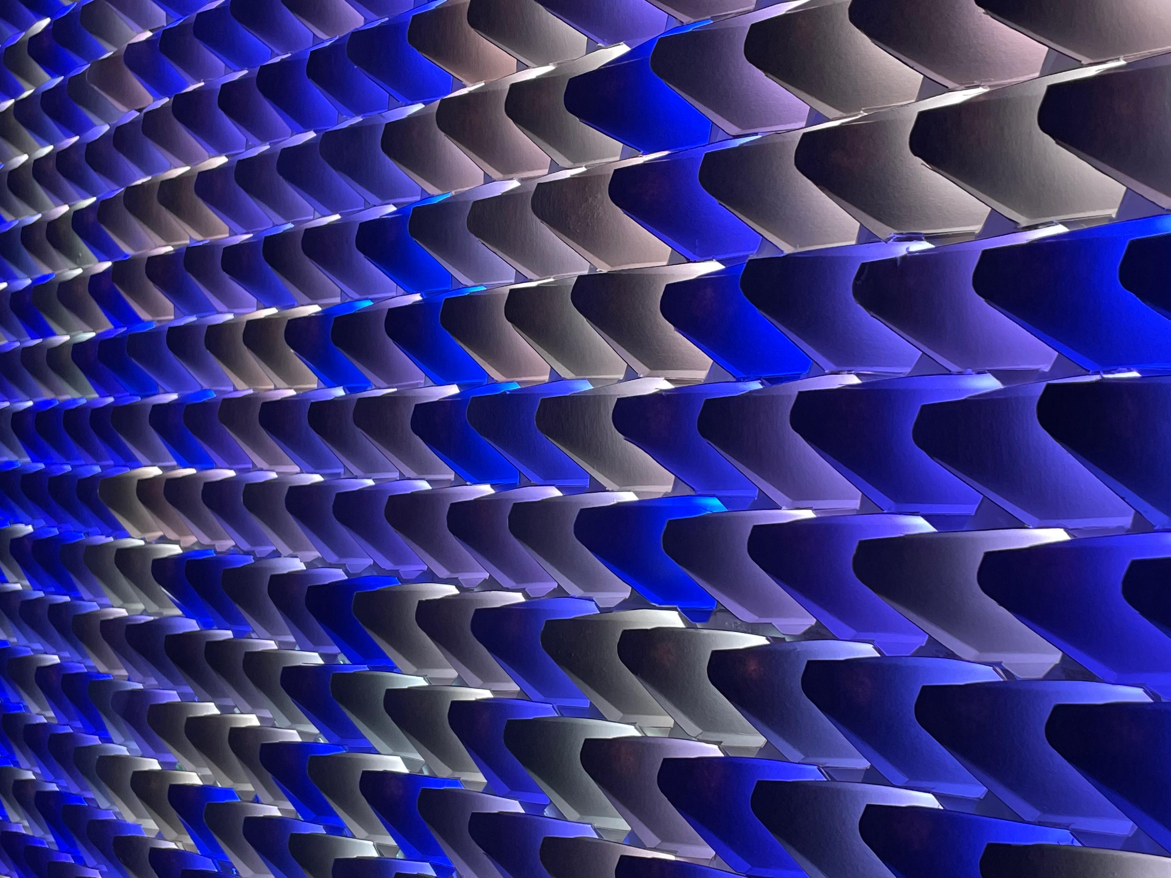 « Dragon Scales » - Sculpture lumineuse et vidéo en vente 1