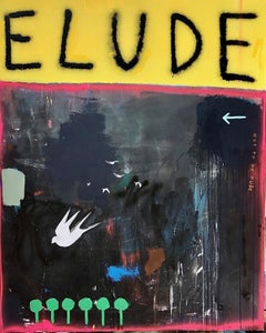 Pandemic Effect, 2020  Mixed Media on Canvas  60 x 48 in.  Signed lower right