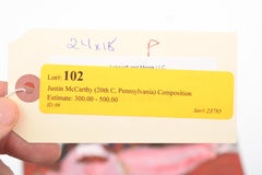 Justin McCarthy Nude Painting, Outsider Artist