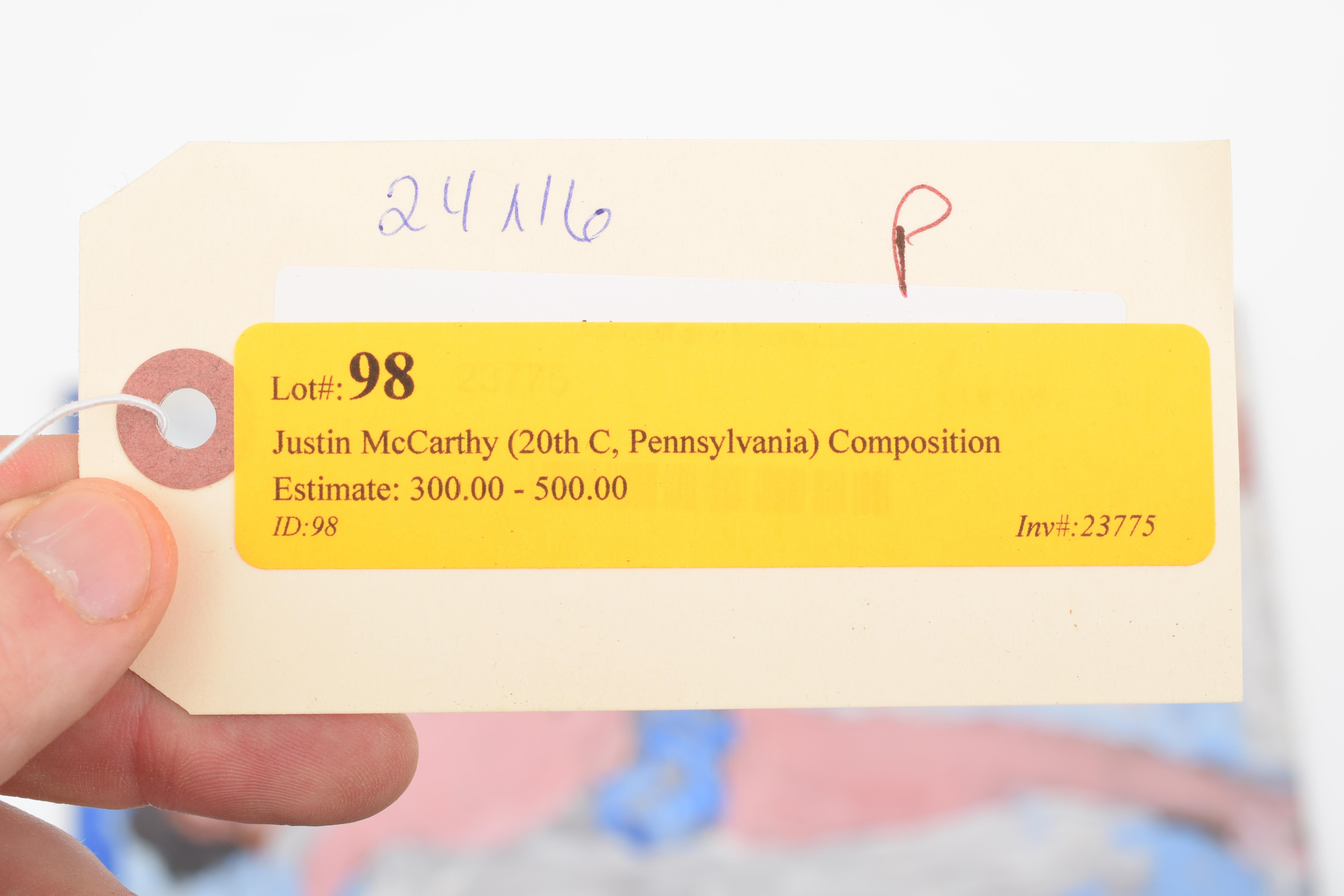 Justin McCarthy Painting, Outsider Art For Sale 1