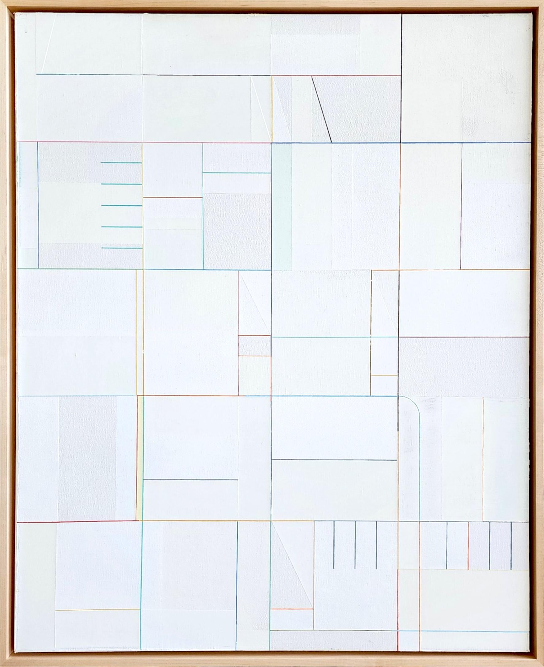 Justin N. Kim Abstract Painting - Patterns That Develop