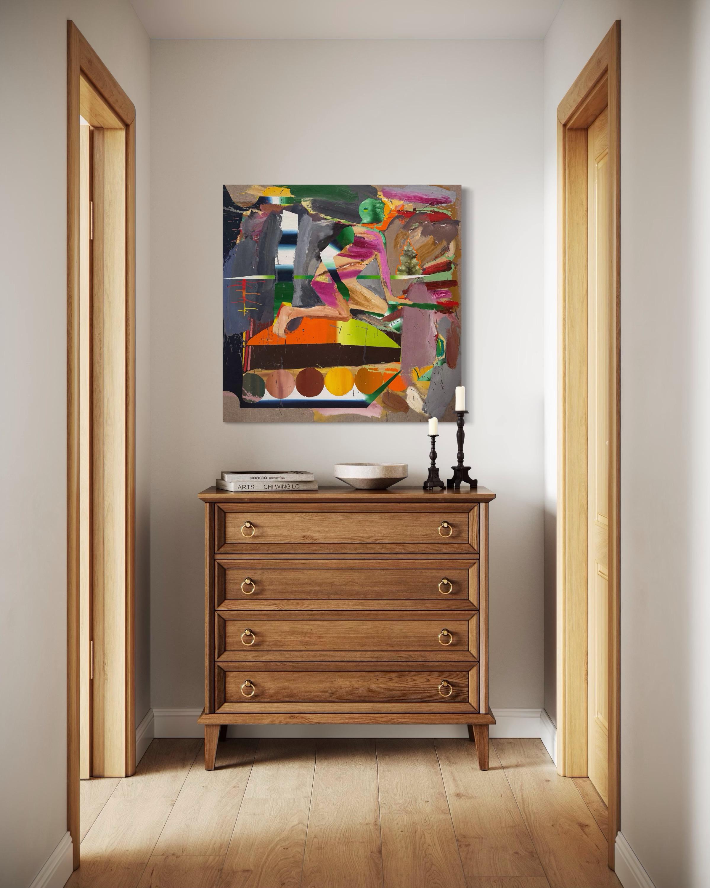 IIIibra - Abstract Painting Marrón de Justin Price