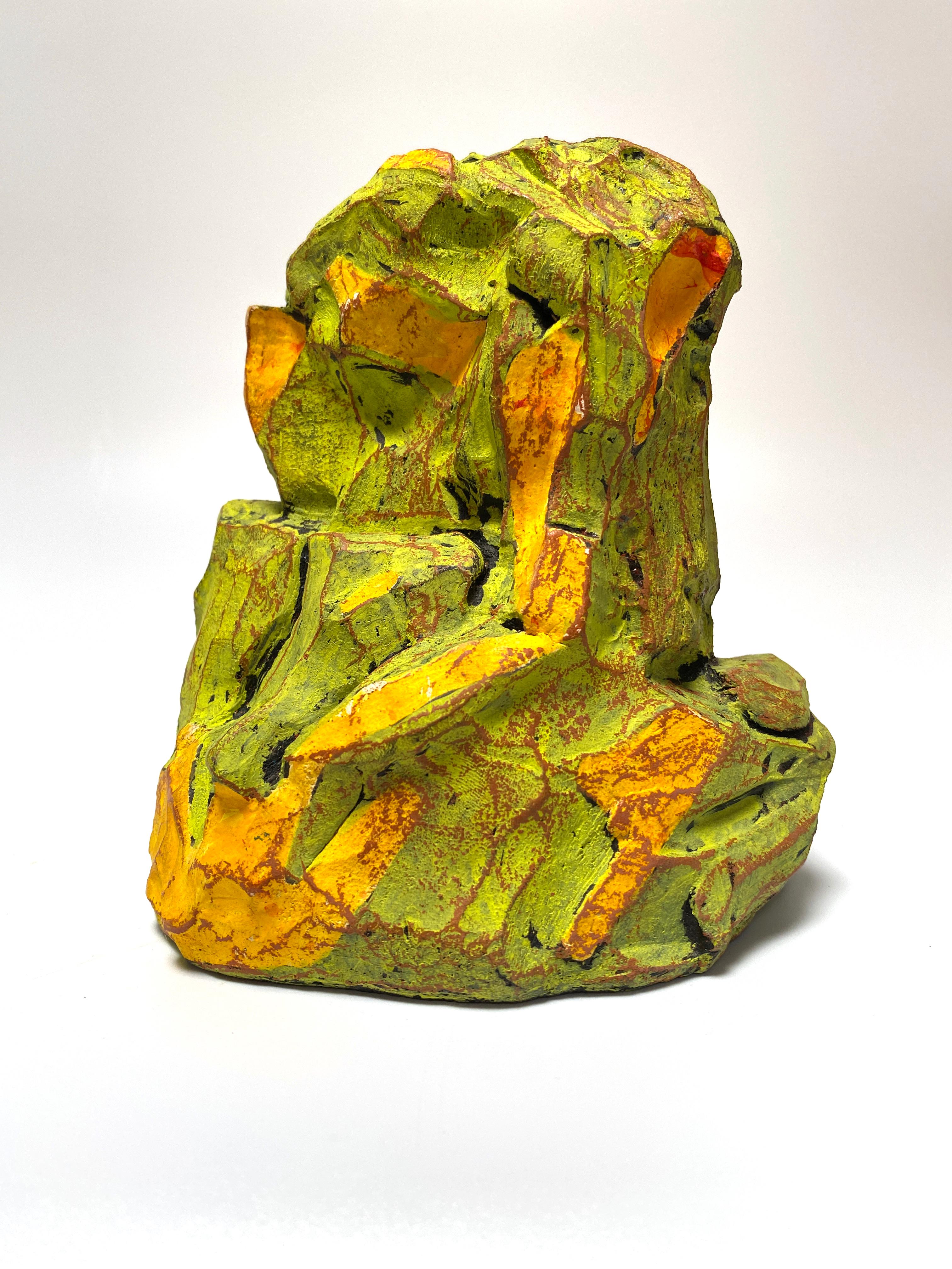 Justin Siegel, Untitled (Yellow), Ceramic, 2021