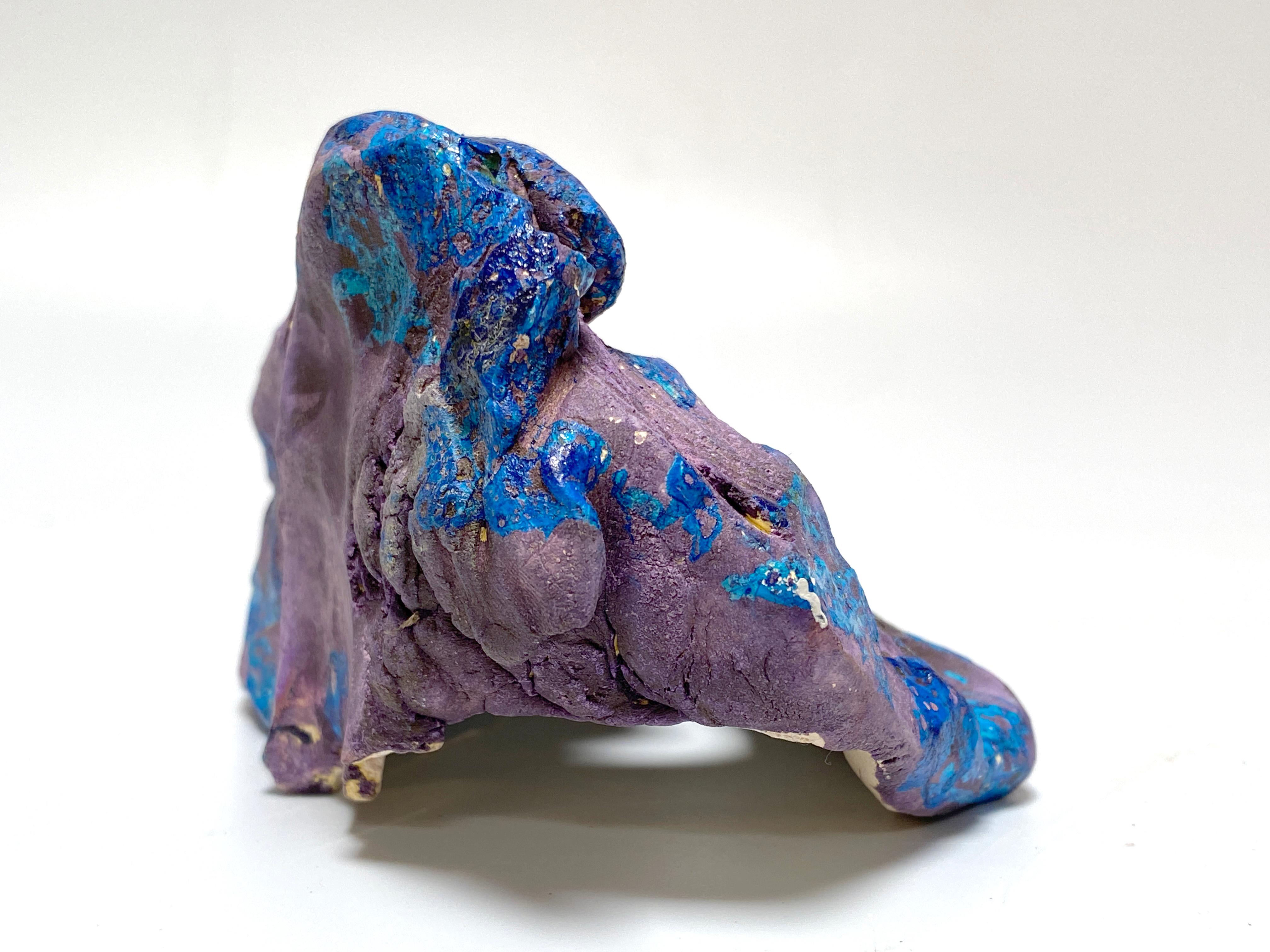 Justin Siegel, Sans titre (Purple/Blanc), Céramique, 2021 en vente 2