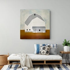 "Frontier" - Contemporary Acrylic Barn Painting on Canvas