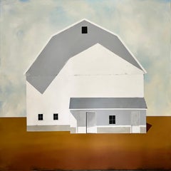 "Frontier" - Contemporary Acrylic Barn Painting on Canvas