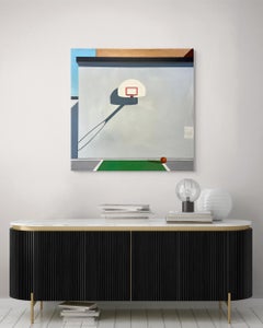 "Let's Go" (2025), Pittura Acrilica Still-Life di un Paesaggio Urbano Contemporaneo Originale