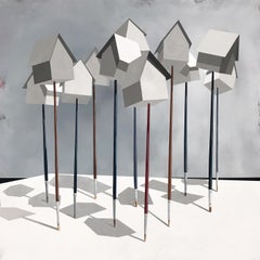 "La riunione", Pittura acrilica