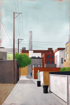 "West Town Alley (Chicago)", Acrylic Painting