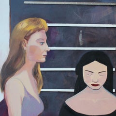 Non piangere, raggio di sole, Dio fa qualcos'altro. Tela/olio, 80x60 cm