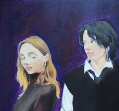 Amici di studio. 2025, tela/olio, 60x80 cm