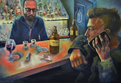 Businessman. 2018. Oil on canvas, 100x130 cm