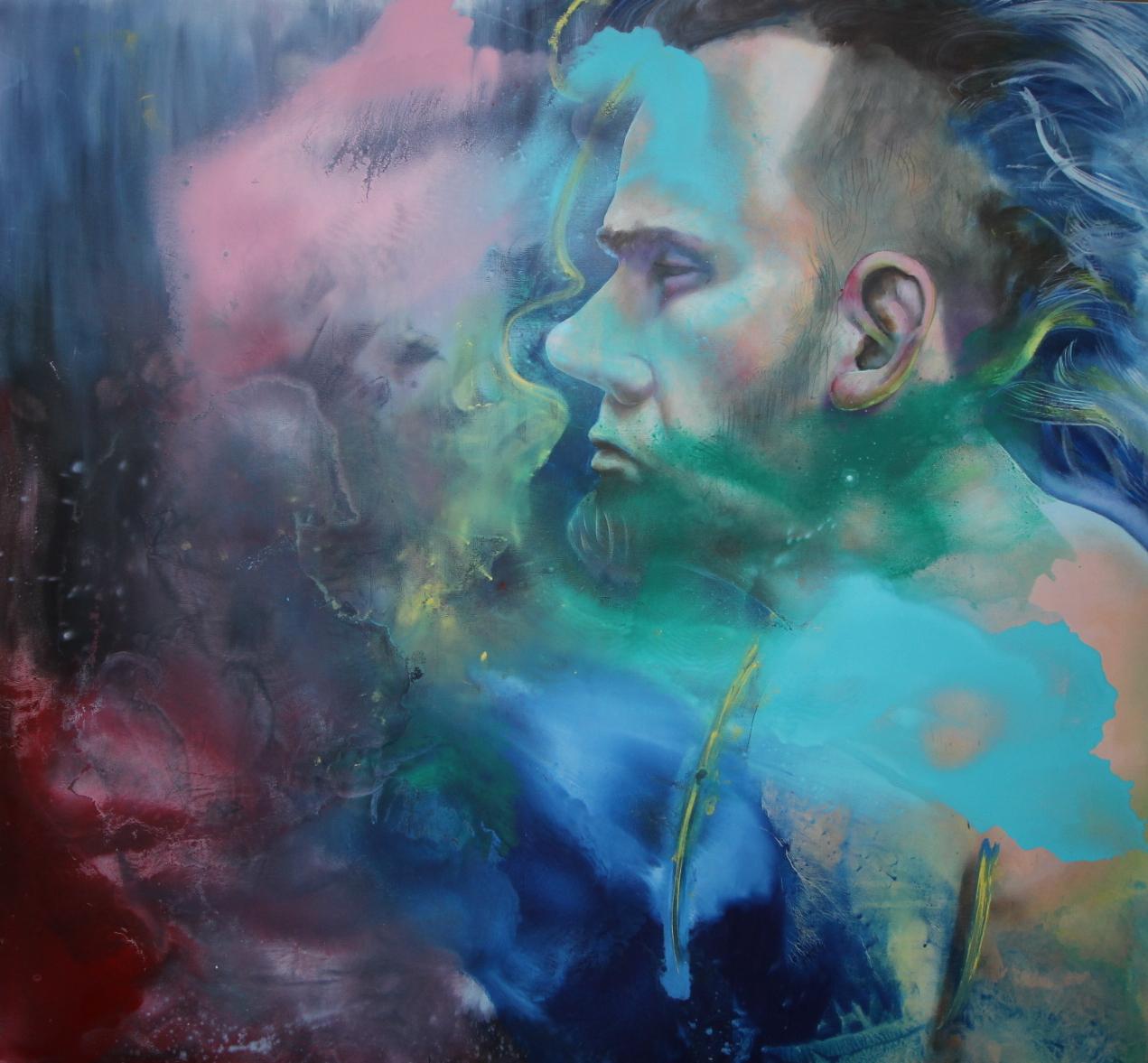 Dreamer #3. 2018. Oil on canvas, 120x130 cm