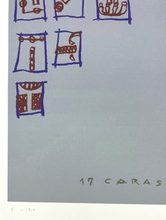 serigrafía original argentina firmada de edición limitada 27x19 pulg. n10