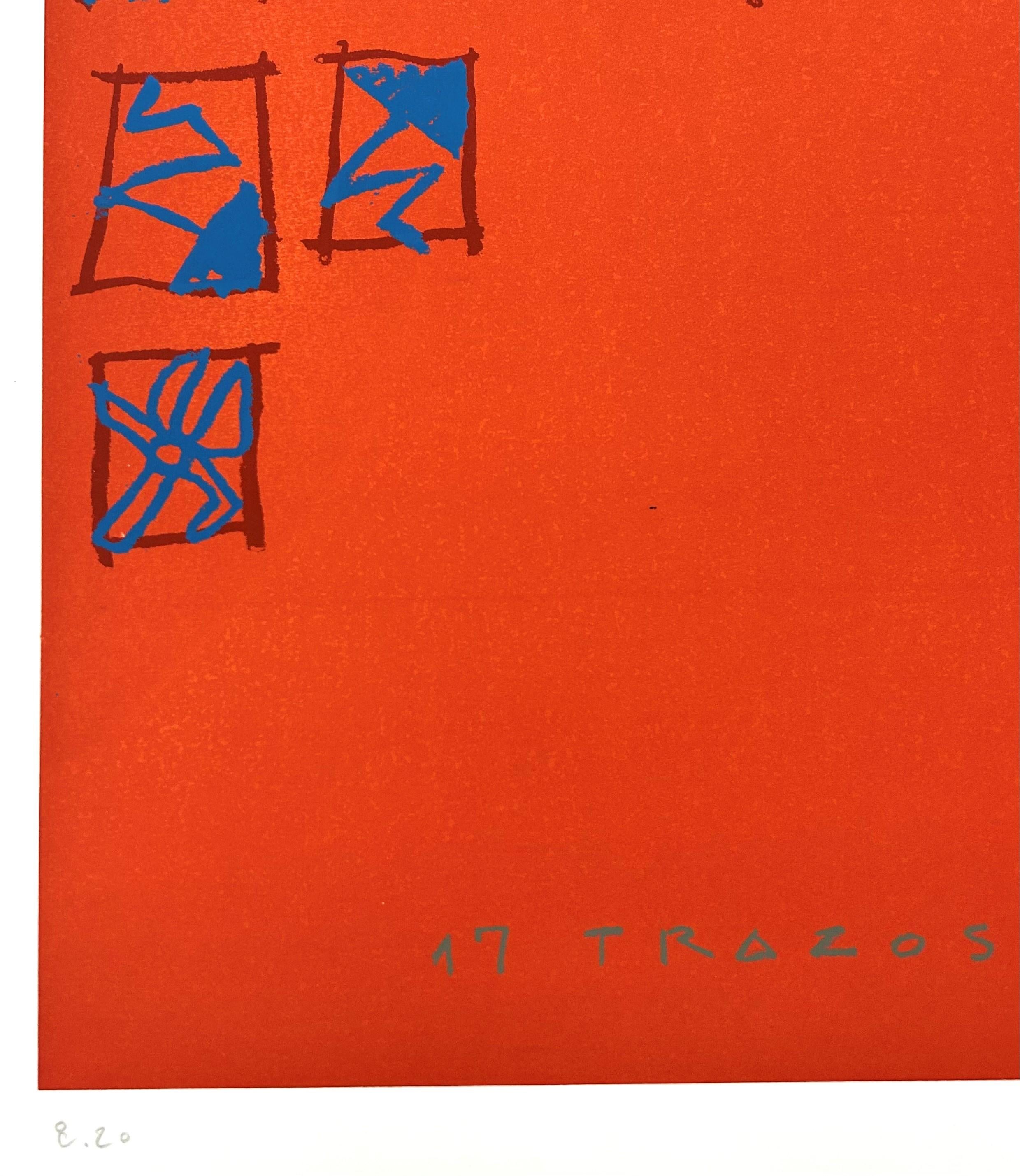 Argentino firmato in edizione limitata, stampa d'arte originale in serigrafia 27x19 in. n11 - Print di Justo Barboza