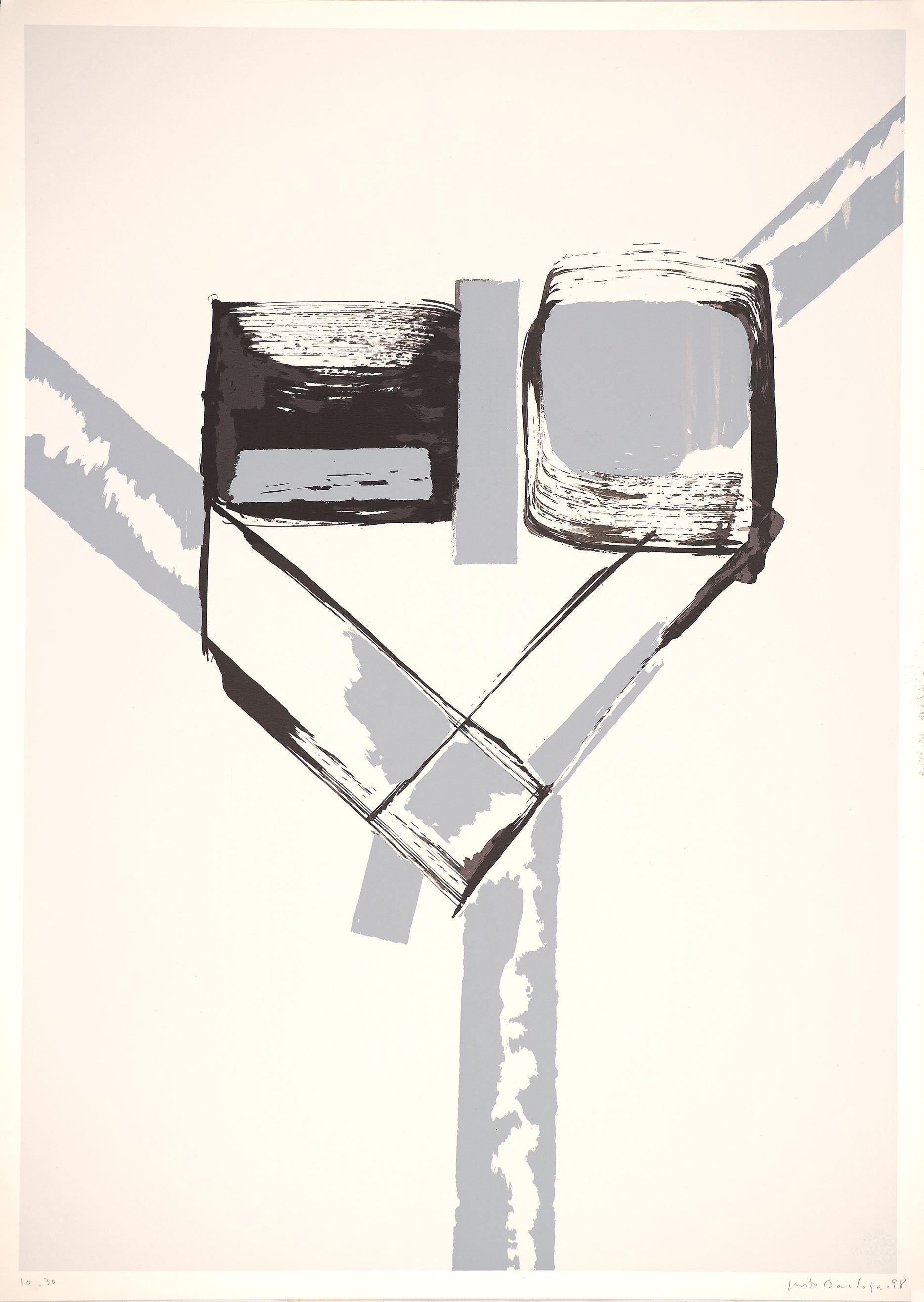 Justo Barboza (Argentinien, 1938)
Dreieckig", 1998
Siebdruck auf Papier Guarro Geler
27,6 x 19,7 Zoll (70 x 50 cm)
Auflage von 30 Stück
Ungerahmt
ID: BAR1437-001-030
Vom Autor handsigniert