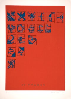 Argentinean signed limited edition original art print silkscreen 27x19 in. n11