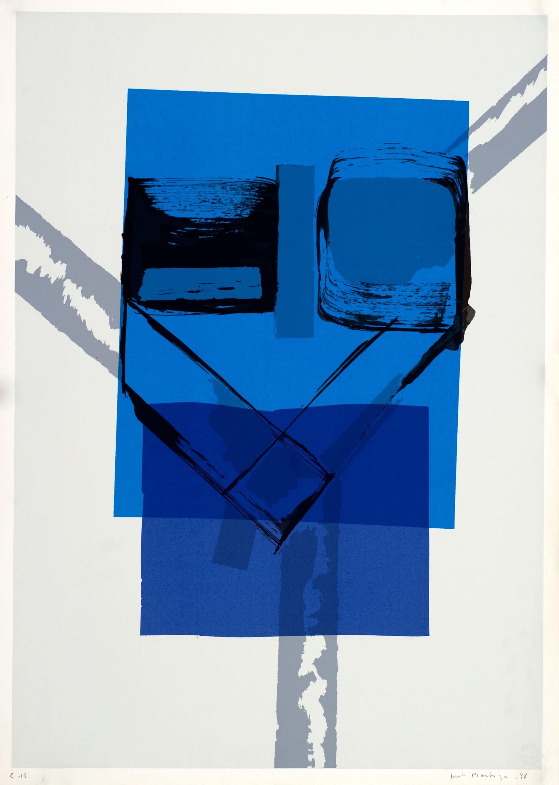 "Justo Barboza (Argentina, 1938)
'Sin título (azul turquesa)', 1998
silkscreen on paper Guarro Geler
27.6 x 19.7 in. (70 x 50 cm.)
Edition of 30
Unframed
ID: BAR1437-018-015
Hand-signed by author